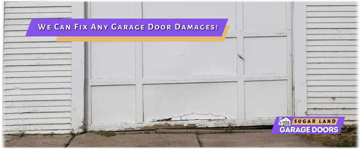 Garage Door Off Track in Sugar Land, TX?